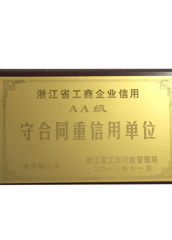 守合同重信用单位